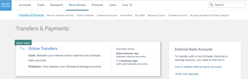 Step 12 - Screenshot of Schwab Backdoor Roth IRA conversion