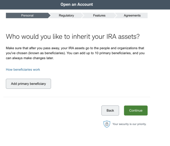 Step 4 - Screenshot of Schwab Backdoor Roth IRA conversion