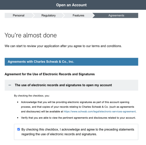 Step 9 - Screenshot of Schwab Backdoor Roth IRA conversion