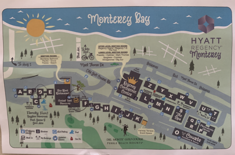 hyatt regency monterey map October 2023